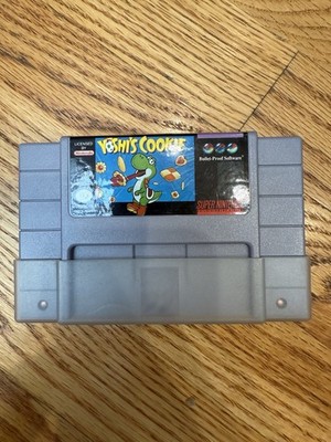 Yoshi's Cookie SNES Super Nintendo Authentic Tested / Working