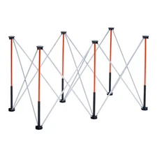 Portable Folding Workstand 4.15 X 2.18ft Collapsible Work Stand 2500lbs Capacity