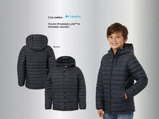 Columbia Youth Powder Lite™ II Insulated Hooded Outdoor Performance Jacket