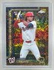 Dylan Crews 2025 Topps Gilded Chrome #178 Gold Mini-Diamond Refractor RC /50