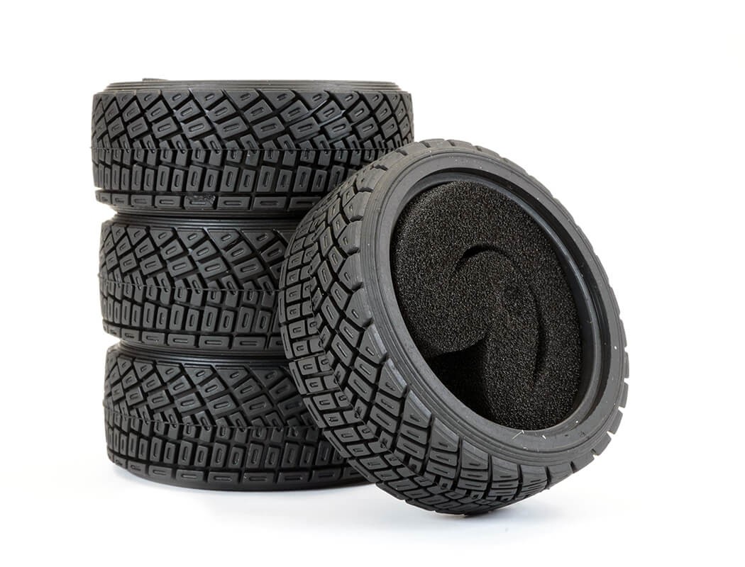 Rally Angle Tread Tyre Set (4) W/Foam Inserts