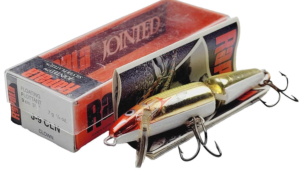 Rapala Silver Plated Jointed J9-CLN Clown 3-1/2