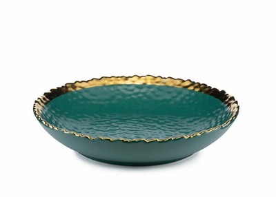 HowHomely Servierplatte Suppenteller Tiefe Teller Servierteller Keramik 21cm