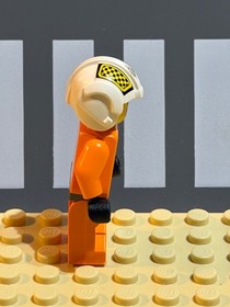 Lego 7140 / 7142 STAR WARS sw0009 Biggs Darklighter X-Wing Pilot MINT Minifig