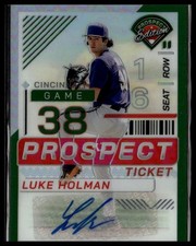 2024 Panini Prospect Edition - Silver Signatures Holo #30 Luke Holman