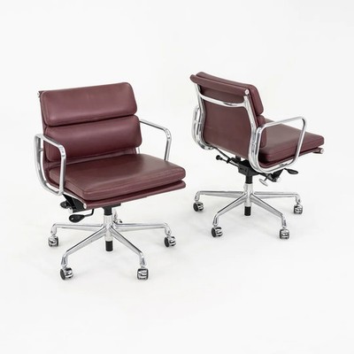 2016 Herman Miller Eames Soft Pad Management Desk Chair Burgundy 20x Available