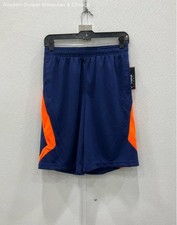 NWT Fila Youth Boy Blue/Orange Sport Shorts Large 14/16