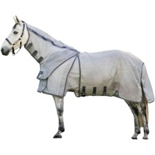 Horseware Ireland Silver/Thunderstorm Grey & Silver 145cm Fliegendecke Rambo