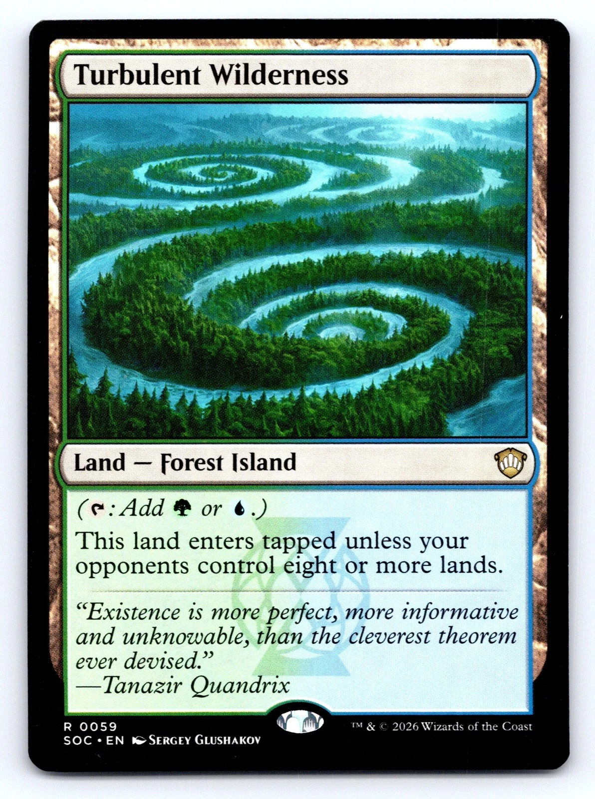 Turbulent Wilderness - Strixhaven Commander (SOC) #59 - Rare - NM - EN image 1