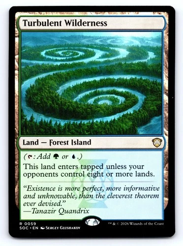 Turbulent Wilderness - Strixhaven Commander (SOC) #59 - Rare - NM - EN video thumbnail
