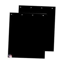 Buyers Products RC30PPB, 2 Pack, Super Durable Polymer Mudflaps 24x30 in. Black