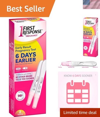 Early Result Pregnancy , 2 Count Packaging &  Design May Vary