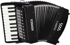 Hohner Hohnica Student X 30-Key 8 Bass Piano Accordion - Black