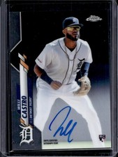 2020 Topps Chrome Willi Castro Auto RC #RA-WC Tigers Rookie