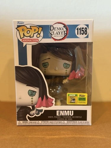 Funko Pop! Demon Slayer Enmu #1158 2022 SDCC Official Con Sticker In Protector