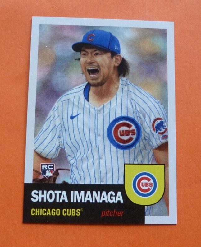 Shota Imanaga RC, 2024 Topps Living Set #740, Chicago Cubs, Sold Out Online