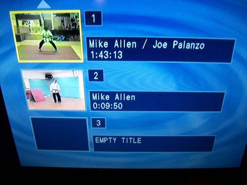 Master Mike Allen & Joe Palanzo American Kenpo forms and Techniques DVD