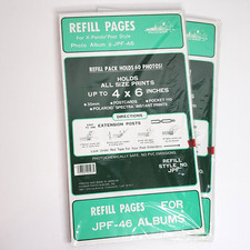 Pioneer Album Refill Pages JPF-46 120 Photos Pocket 110 4X6 2pk of 60ea