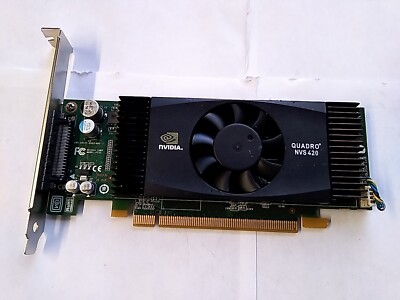 PNY NVIDIA Quadro NVS 420 (VCQ420NVSX1DPPB) 512MB GDDR3 SDRAM PCI Express x1...