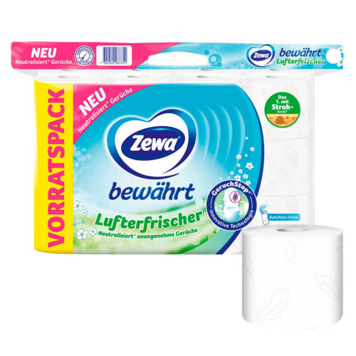 Zewa Toilettenpapier bewährt Lufterfrischer 3-lagig, 24 Rollen - Bild 1 von 3