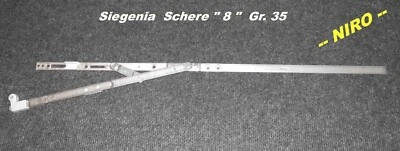 Siegenia SI Favorit Schere 8 - Gr. 30/35 / 55 - FFB 400 - 1259 - NIRO - L/R -Neu