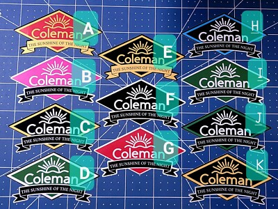 #ad #ad Coleman quot;The Sunshine Of The Nightquot; Select Your Color $3.35