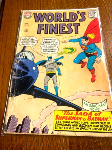 World's Finest DC 153 Batman Slaps  1965 Comic well read see pictures WORN EDGES