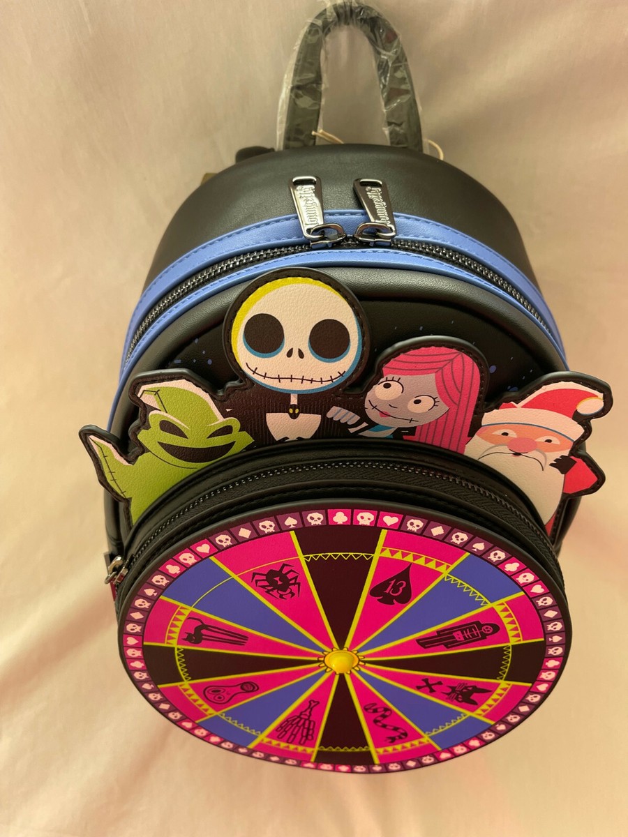 RARE! Loungefly Oogie Boogie Wheel Mini Backpack! Nightmare  display picture 1