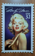 Marilyn Monroe USPS US Postal Post Card