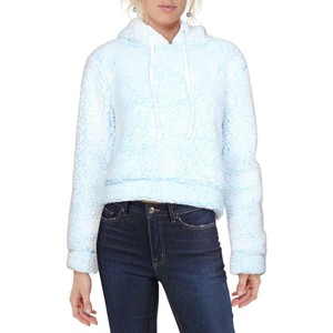 light blue sherpa hoodie