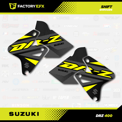 Graphics Kit For Suzuki DRZ400 SM, S And E (2000-2024) Rugged - Red Shift - Foto 13