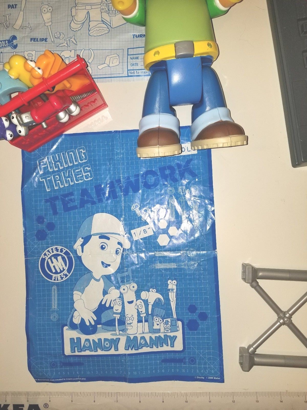 EUC HANDY MANNY LOT LET'S GET TO WORK MANNY & REPAIR SHOP RETIRED 2007 EXC CON eBay