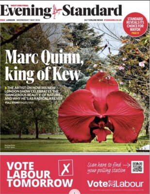 Marc Quinn Künstler Kew Garden Interview Burning Desire ES UK Zeitung 2024