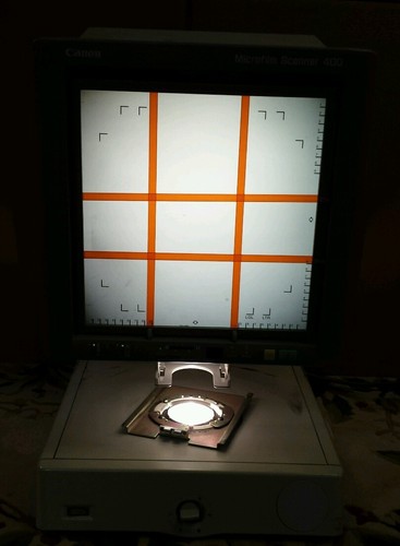 Canon MS microfilm escáner 400 ~ fileprint 400 ~ controlador de FS I  portador | eBay