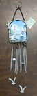 New In Box 24.5" Wind Chimes Footprints Whispering Chime By Glory Flags 2001