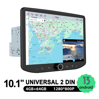 HD JOYING 10.1inch Double Din GPS Navigation with Knob Support Backup Camera FM
