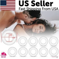 10PCS Cock Ring Super Strong Stretchy Stay Harder Penis Rings Cockring For Men