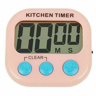 Küchentimer Kochwecker Magnet Digital Groß Laut Countdown Uhr Timer