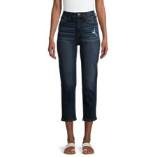 NoBo No Boundaries super high rise straight ankle jeans NWT juniors 17 blue