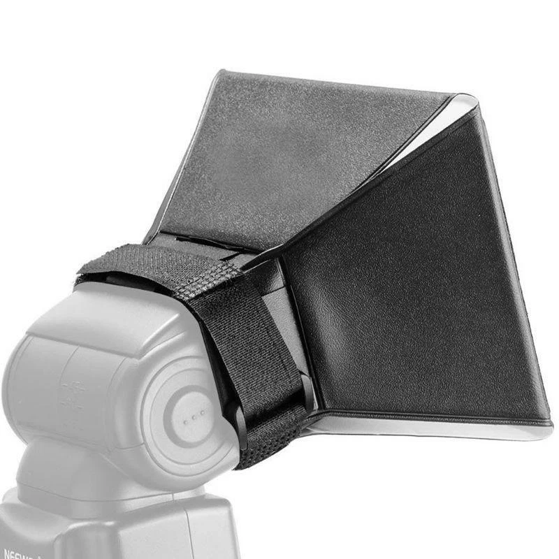 Universal Foldable Flash Softbox Diffuser Camera Photo Speedlight Soft Box Kit - Image 3 of 4