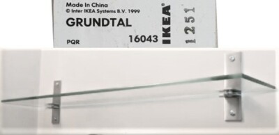 IKEA GRUNDTAL オールドイケア 廃盤 IKEA GRUNDTAL wall shelf glass Product Discontinued 16043 shelving
