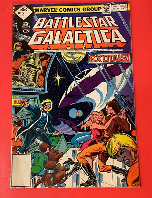 Marvel comics Battlestar Galactica Exodus April 1979 issue #2 | eBay