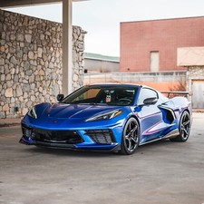 MRR F23 FORGED GLOSS BLACK WHEELS RIMS 20x9 21x12 FOR CORVETTE C8 STINGRAY Z51