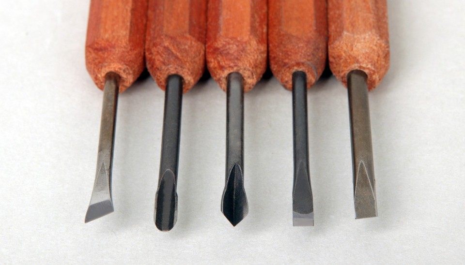 Dockyard Micro Tools 3.0mm Standard Set (5 Pieces) Woodcarving ...