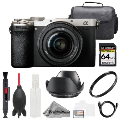 Sony a7C II + FE 28-60mm f/4-5.6 Lens + 64GB + Bag+ UV