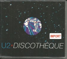 U2 Discotheque 4TRX w/RARE MIXES Europe PICTURE DISC CD Single SEALED USA seller