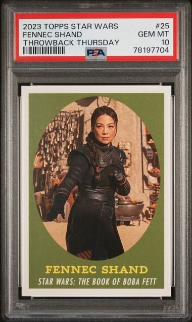 topps star wars サインカード25シリFennec Shand