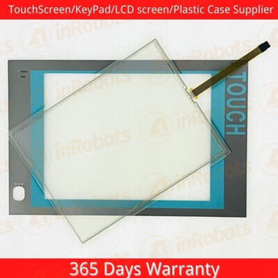 Touch Screen Panel Glass Digitizer PC677B-15 6AV7872-0HA20-0AA0 + Overlay Film