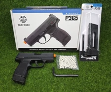Sig Sauer ProForce P365 6mm CO2 Airsoft Pistol w/ Extra Magazine - AIR-PF-365