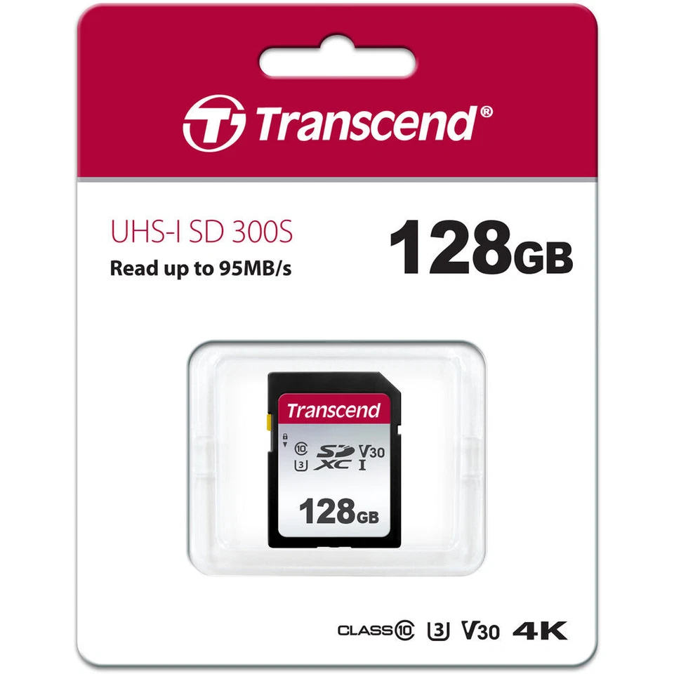 Transcend SDXC / SDHC 8GB, 16GB, 32GB, 128GB, Memory Card - Image 2 of 2